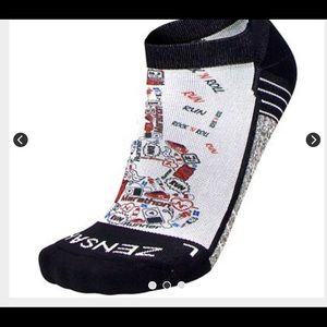 Zensah Rock N Roll theme Running socks